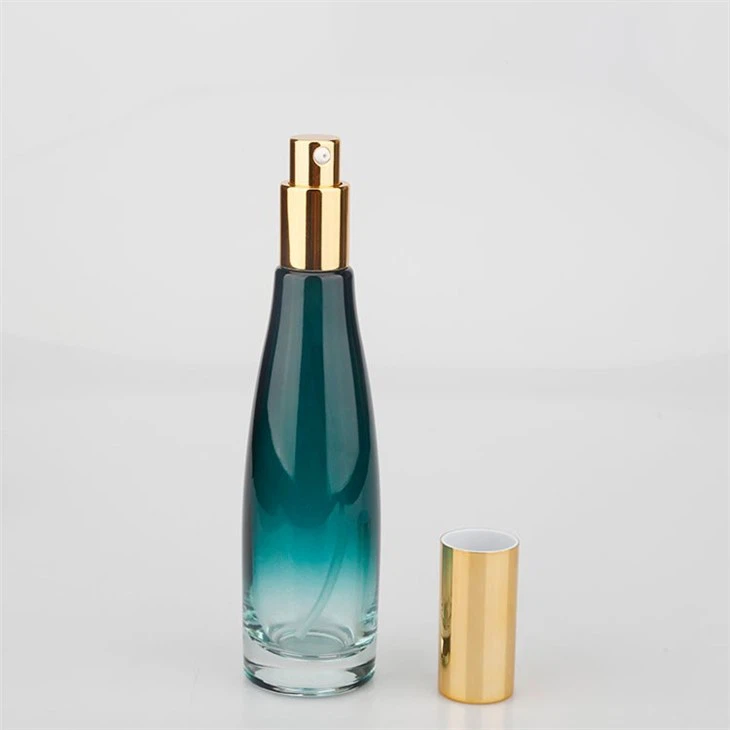 Empty Cosmetic Glass Pump Bottle