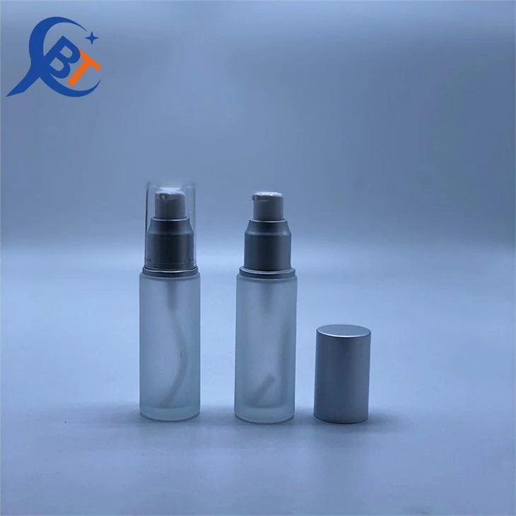 glass Pump Bottles For Cosmetic